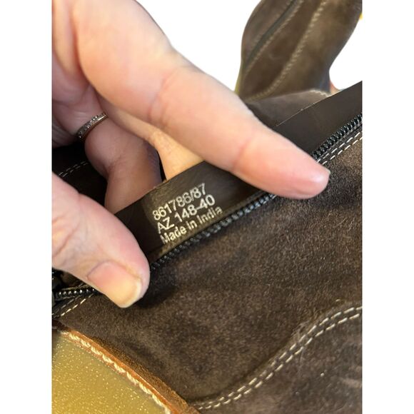 Boden Women's Wedge Ankle Boot Size EU 40 (US 9) Brown Leather - Picture 7 of 9